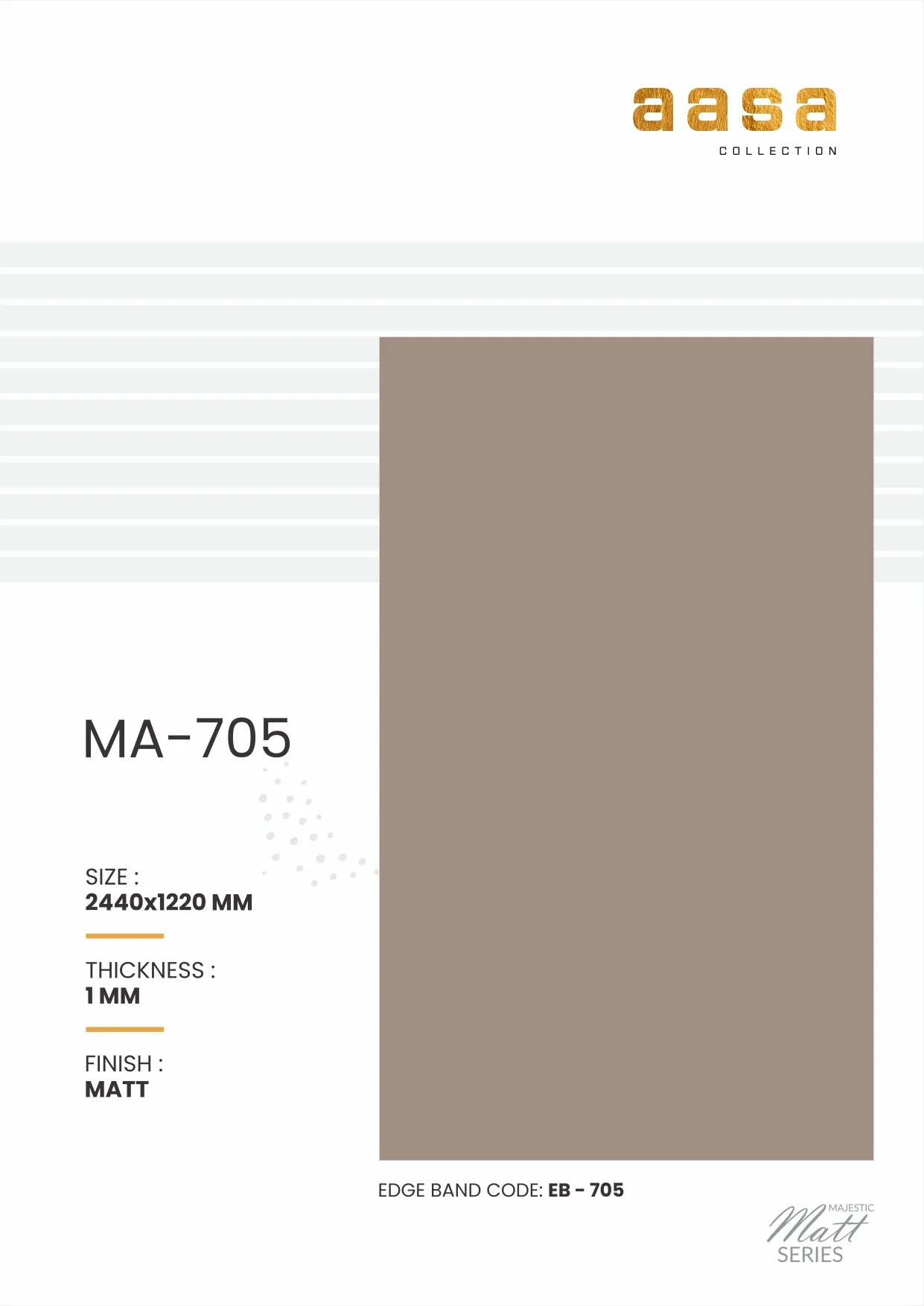 MA-705 AASA Panel Design